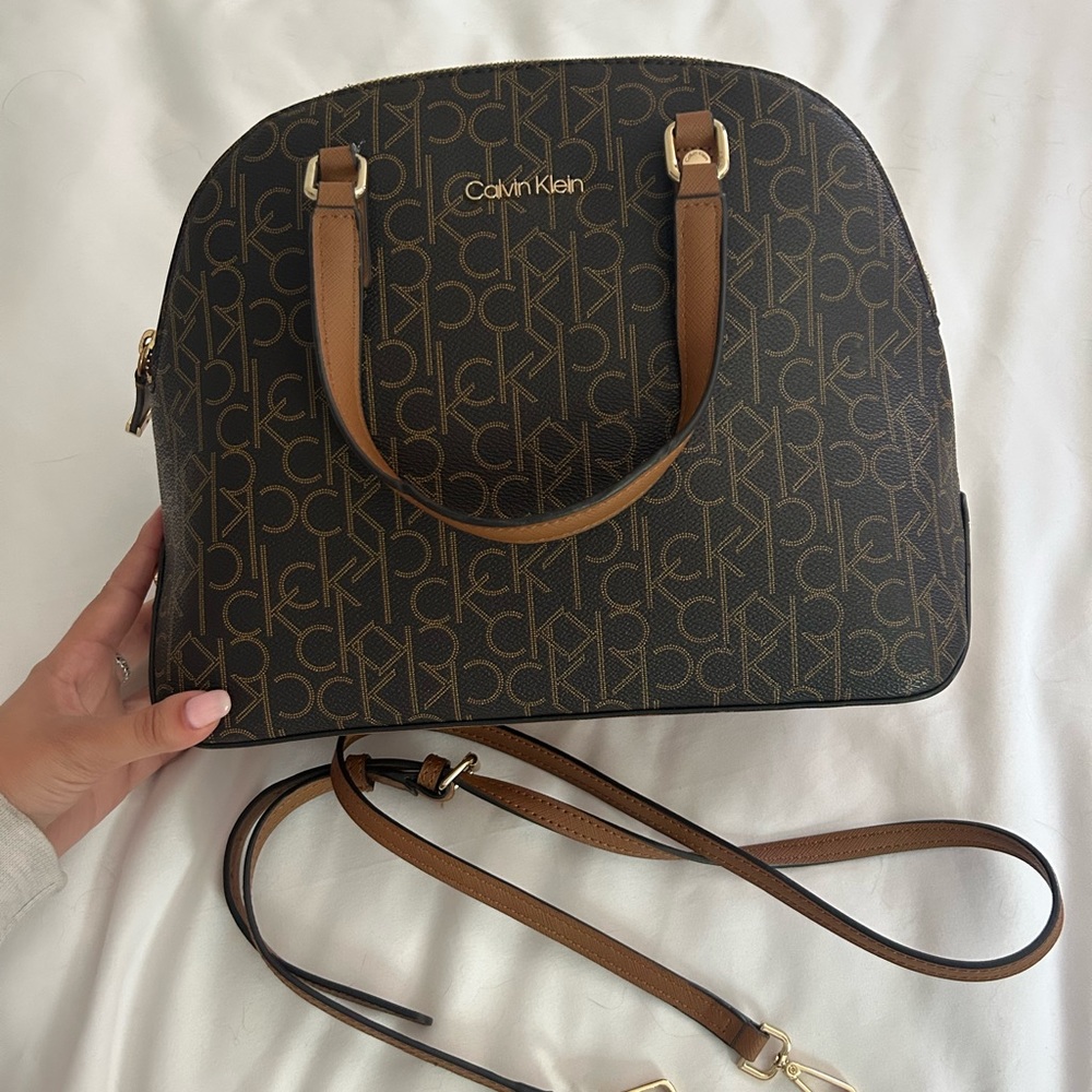 Brown Calvin Klein purse